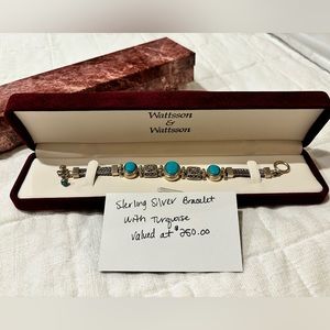 Turquoise Sterling Silver Bracelet